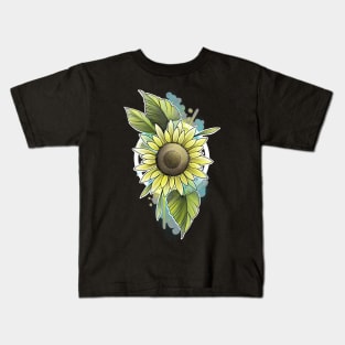 sunflower <3 (color) Kids T-Shirt